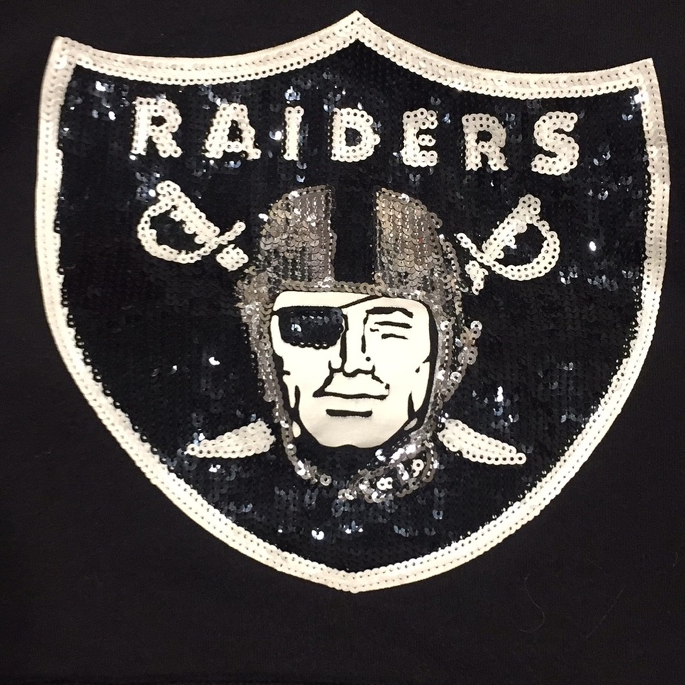 Oakland Raiders☠️ OVERSIZED VS PINK hoodie 💎